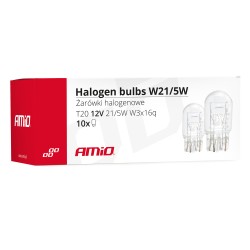 Halogénové žiarovky T20 W21/5W W3x16q 10ks