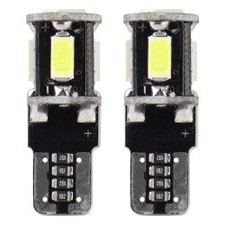 LED žiarovky CANBUS 5SMD 5730 T10 (W5W) White